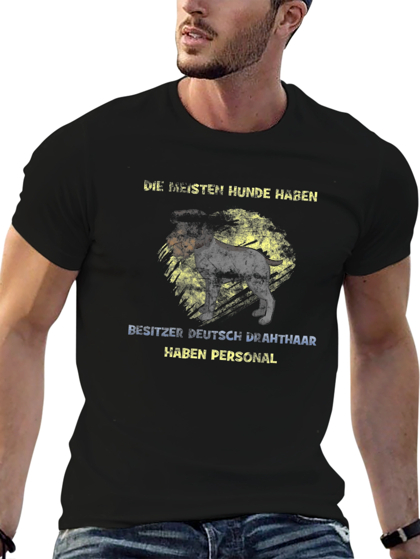 Deutsch Drahthaar Personal T-Shirt – Vintage Dog Lover Graphic Tee Gift
