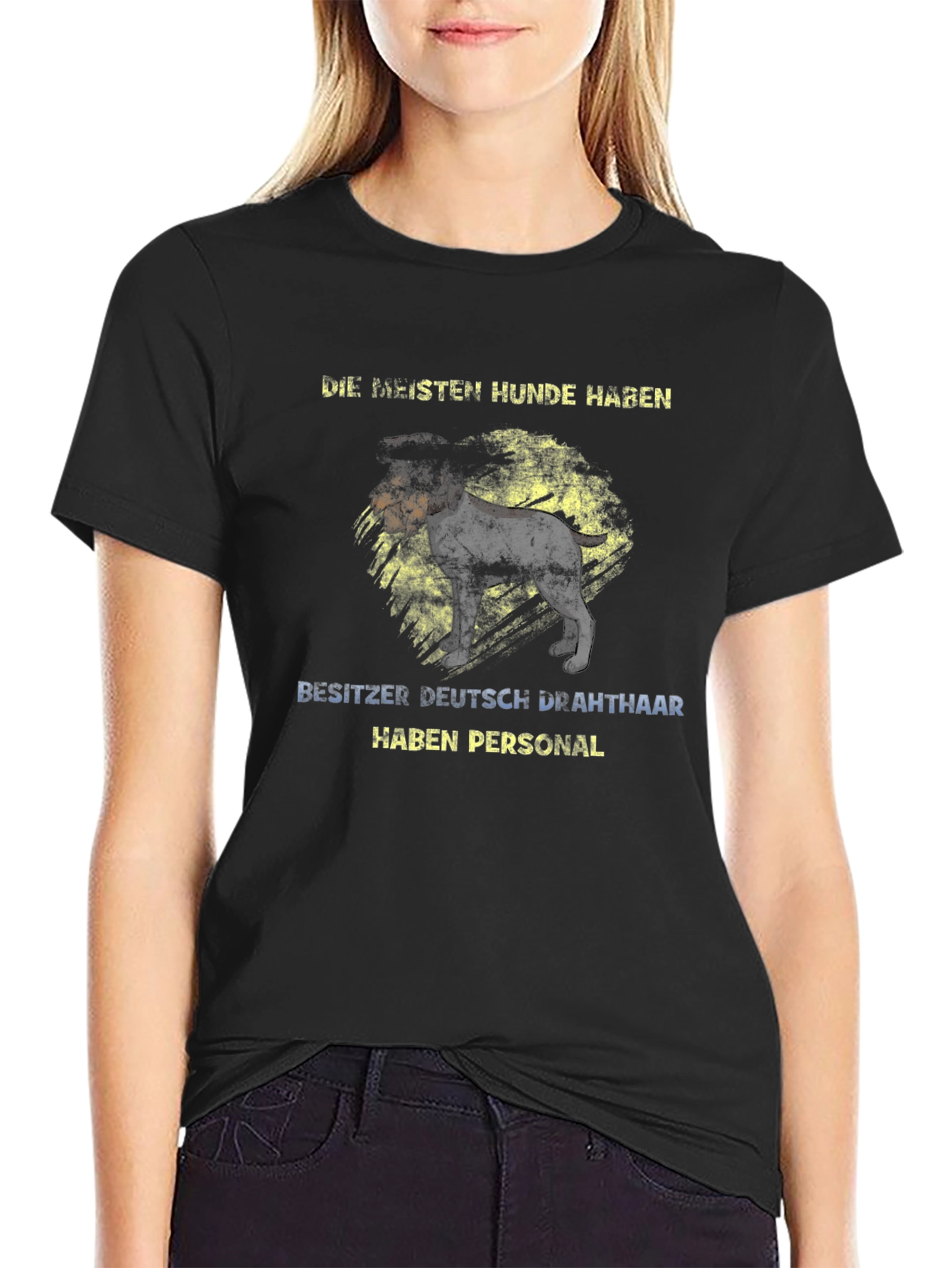 Deutsch Drahthaar Personal T-Shirt – Vintage Dog Lover Graphic Tee Gift