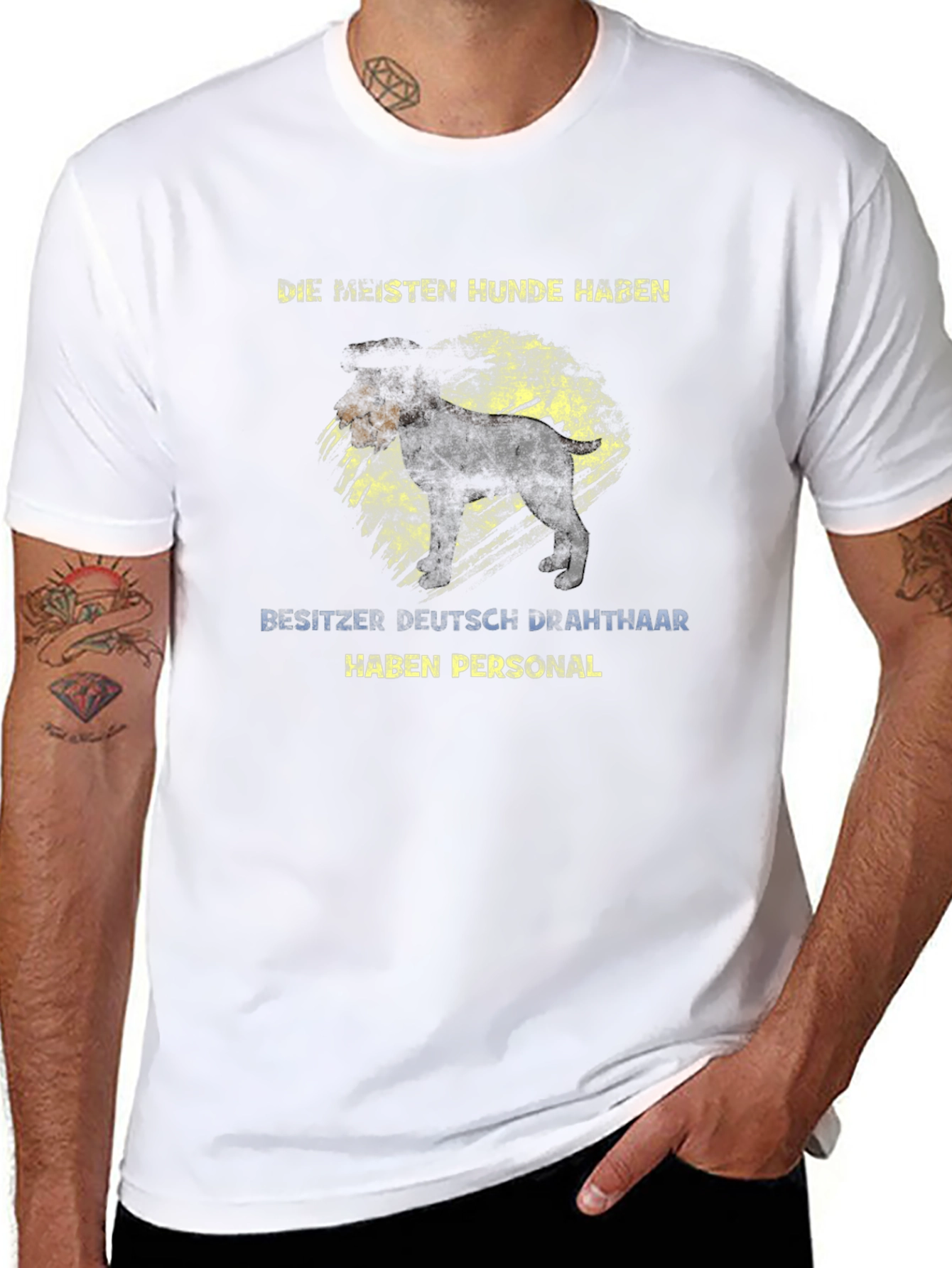 Deutsch Drahthaar Personal T-Shirt – Vintage Dog Lover Graphic Tee Gift