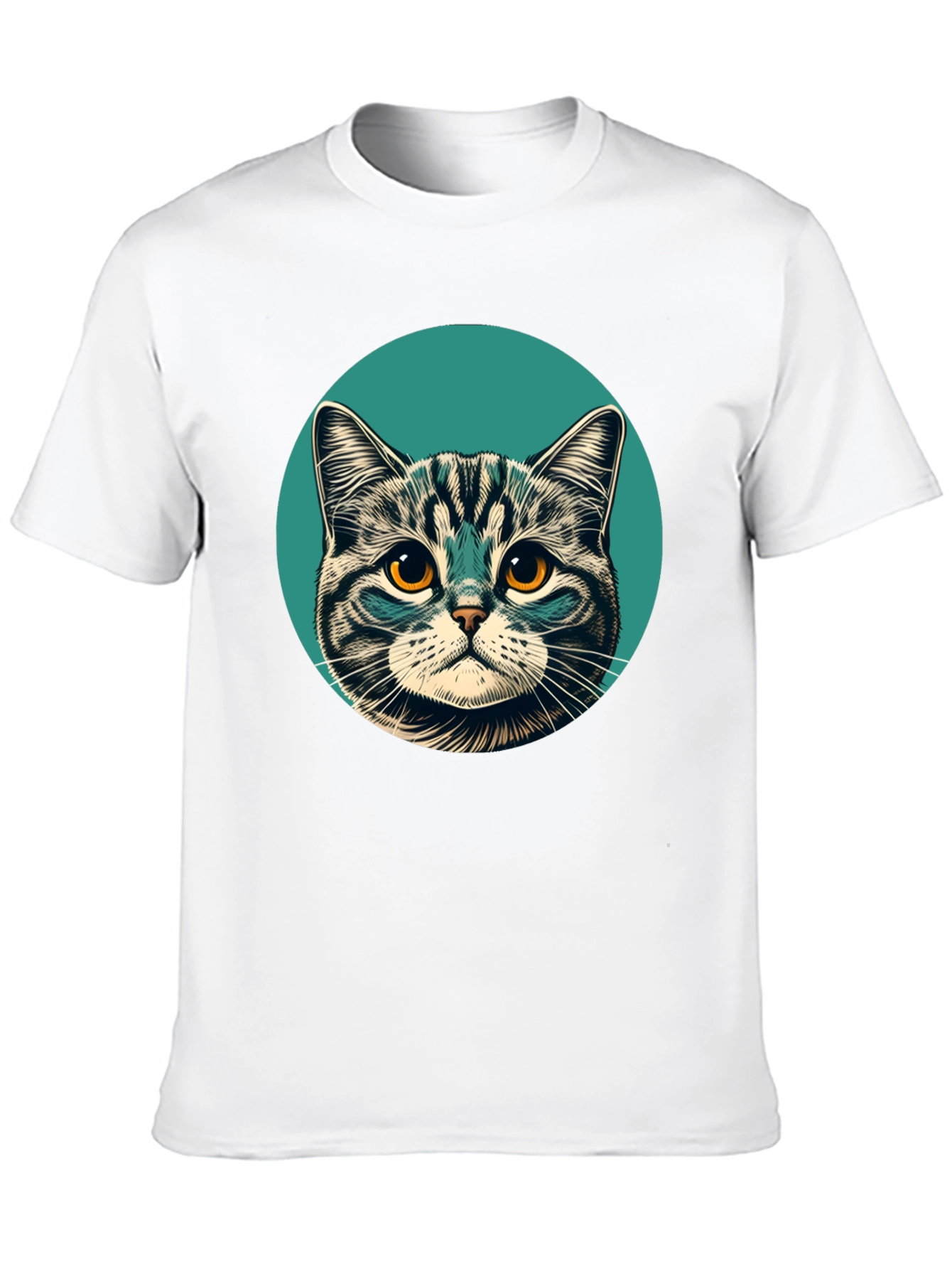 Cool Cat Graphic Tee - Mens Black T-Shirt