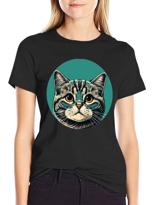 Cool Cat Graphic Tee - Mens Black T-Shirt