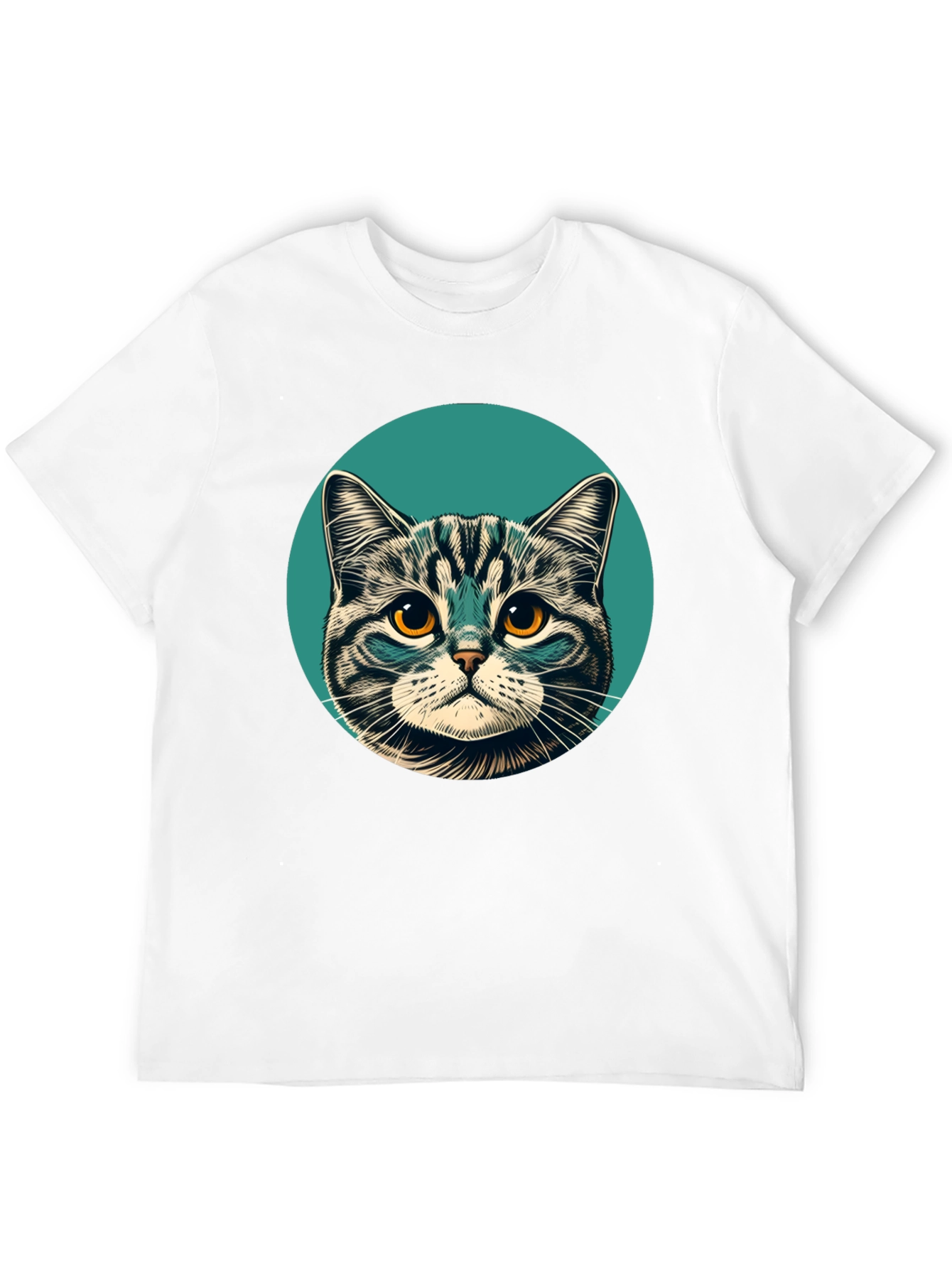 Cool Cat Graphic Tee - Mens Black T-Shirt