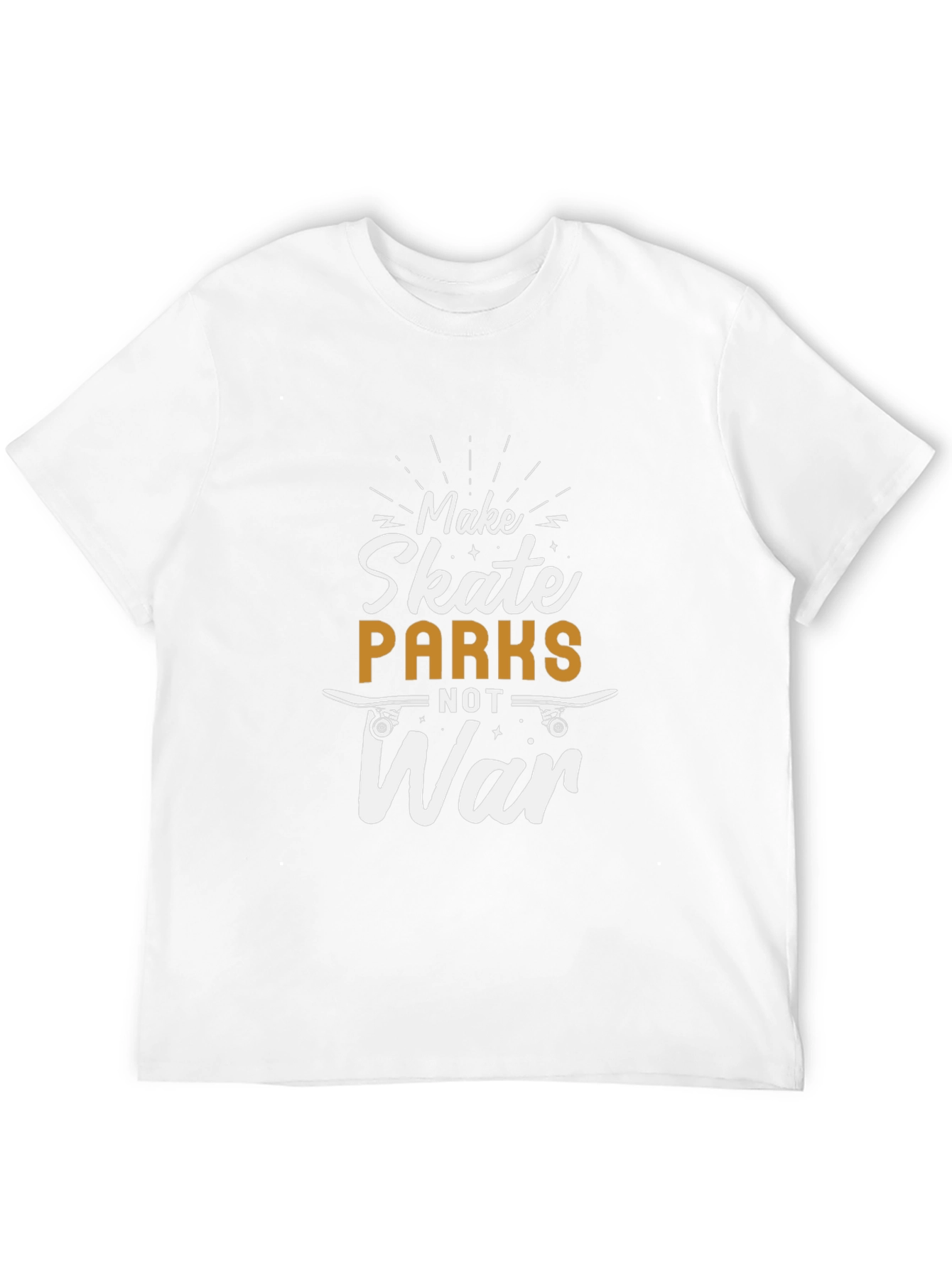 Make Skate Parks Not War Graphic T-Shirt