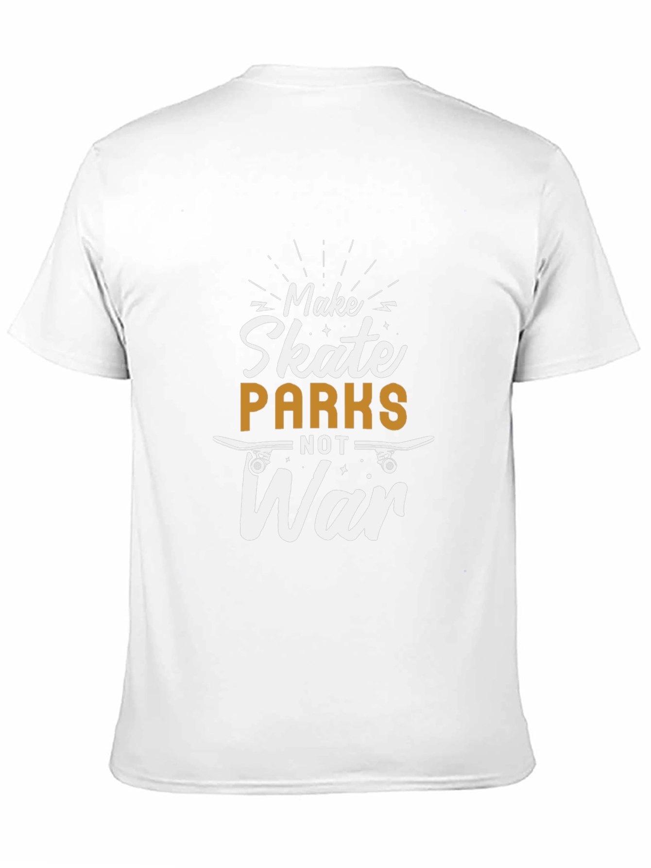 Make Skate Parks Not War Graphic T-Shirt