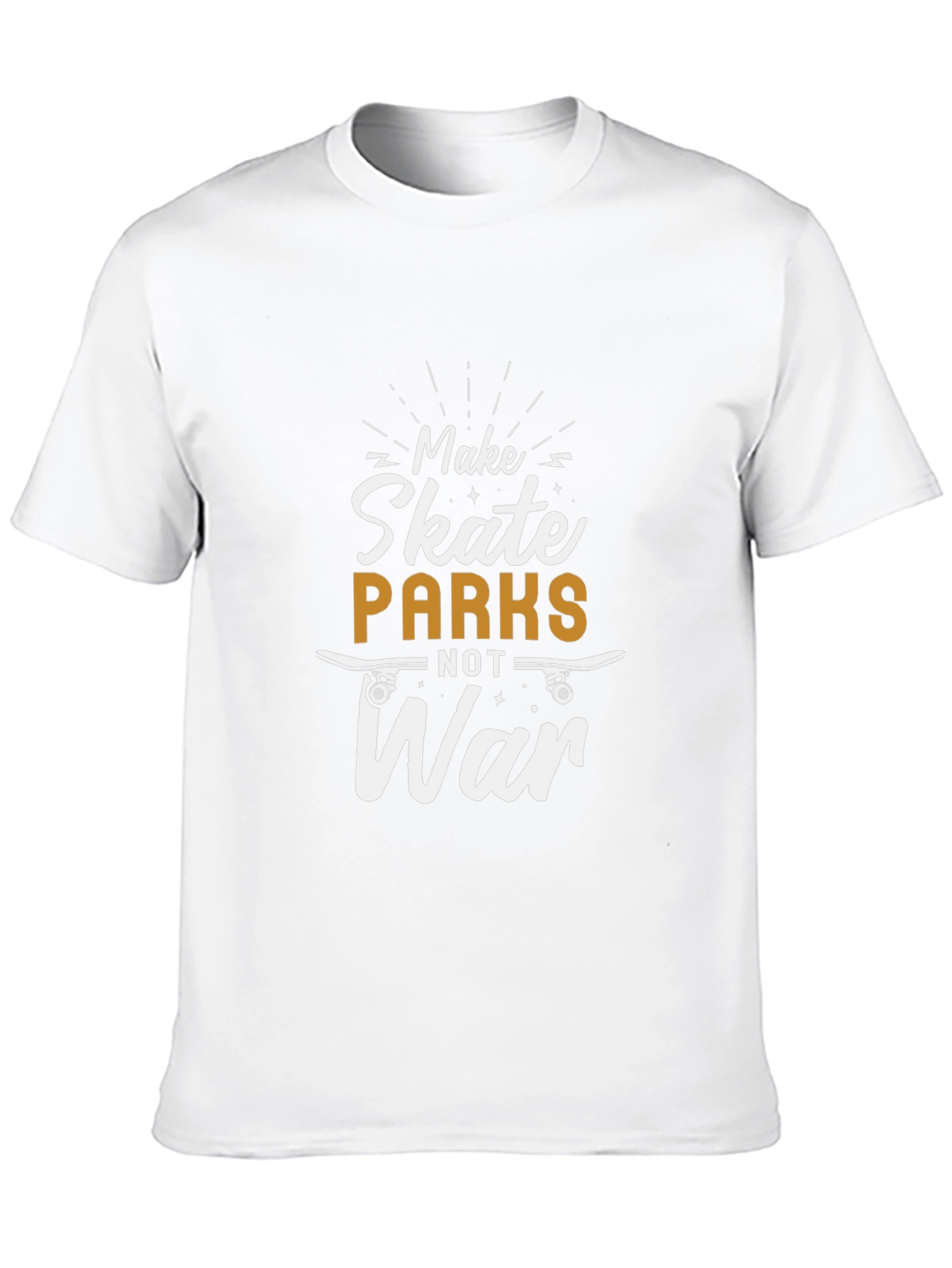 Make Skate Parks Not War Graphic T-Shirt