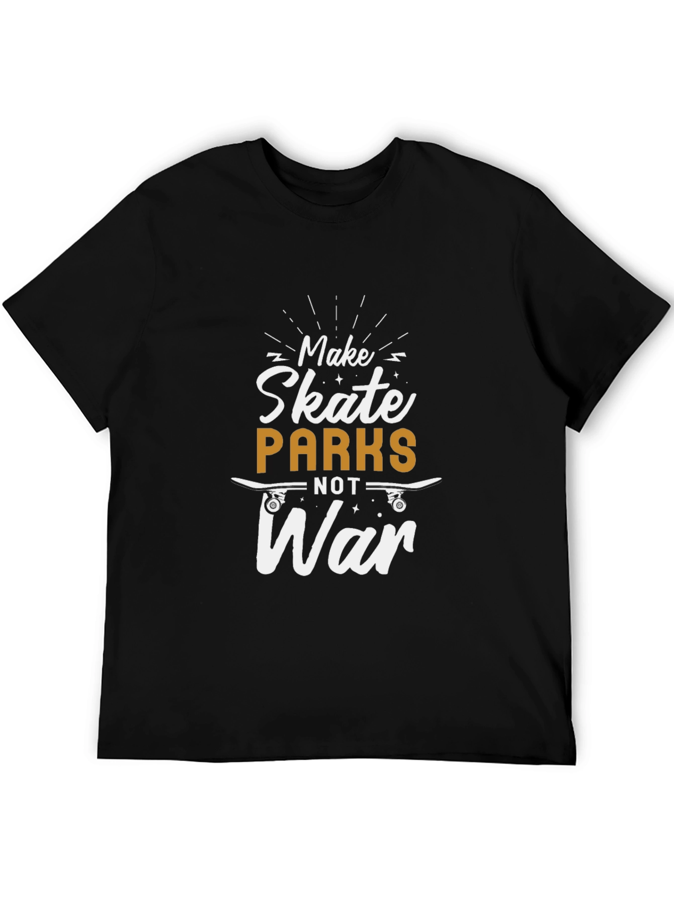 Make Skate Parks Not War Graphic T-Shirt