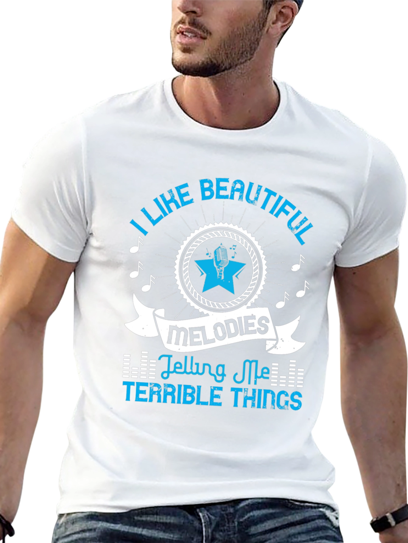 Beautiful Melodies Graphic T-Shirt - Black
