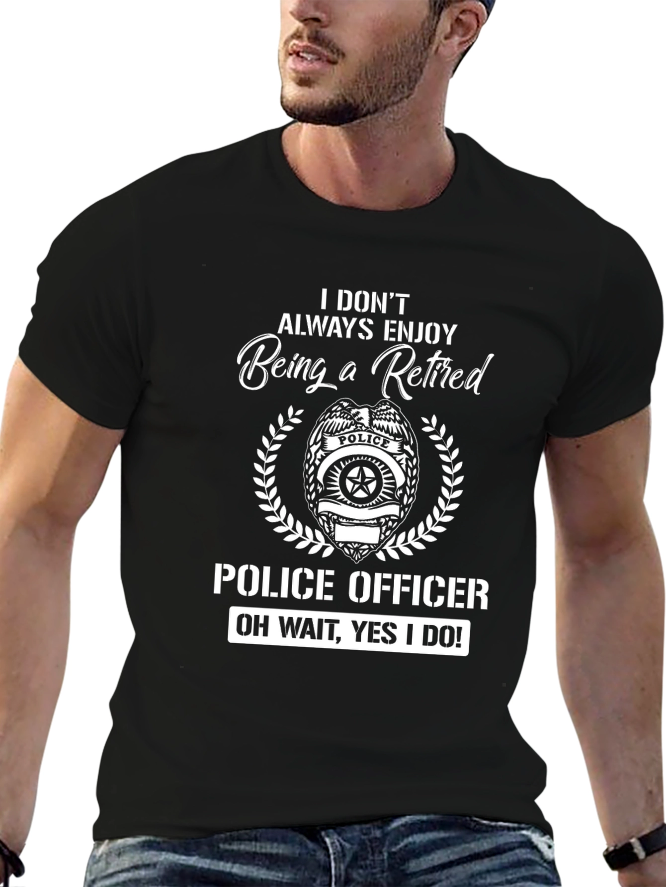 Retired Police Officer T-Shirt - Enjoy Retirement!