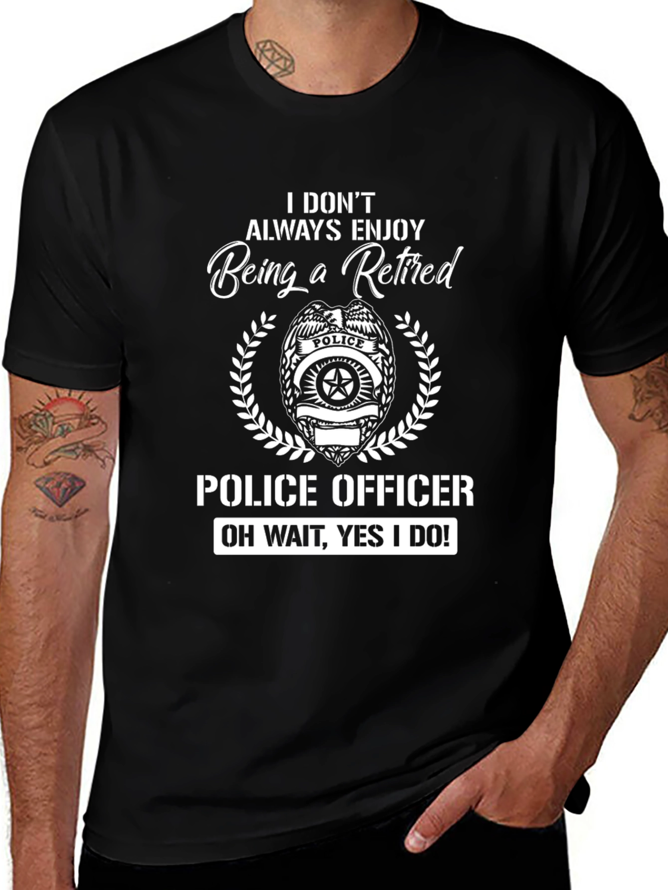 Retired Police Officer T-Shirt - Enjoy Retirement!