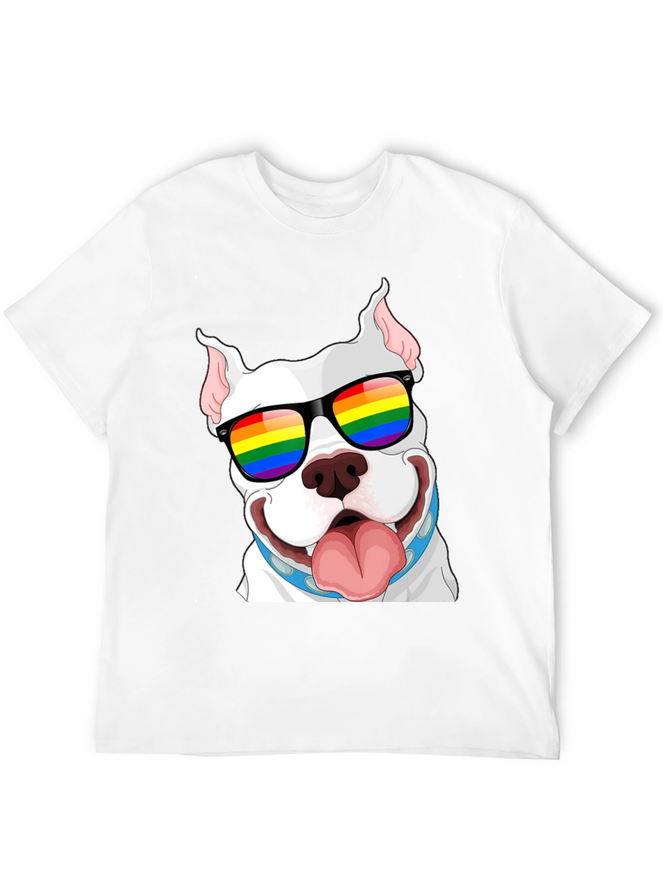 Pitbull Pride T-Shirt - LGBTQ+ Dog Tee