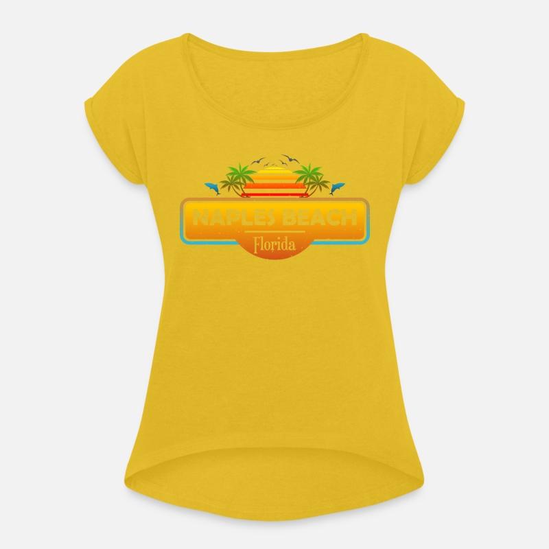 Naples Beach Florida, Palm Trees at Sunset