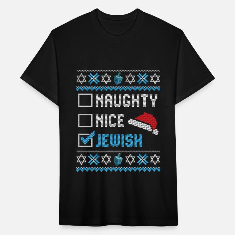 Naughty Nice Jewish Ugla Christmas