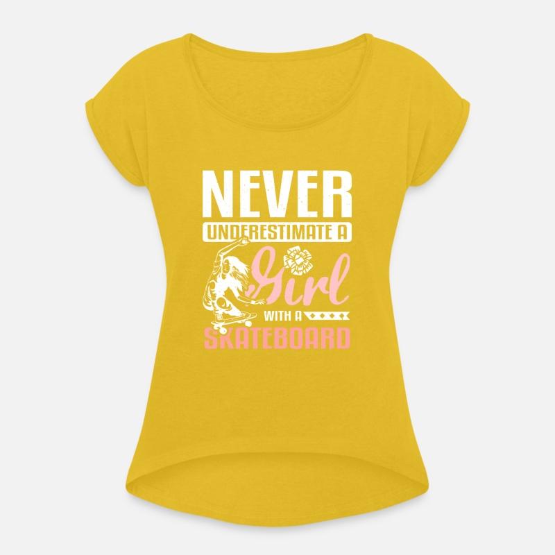 Never underestimate a girl with a skateboard