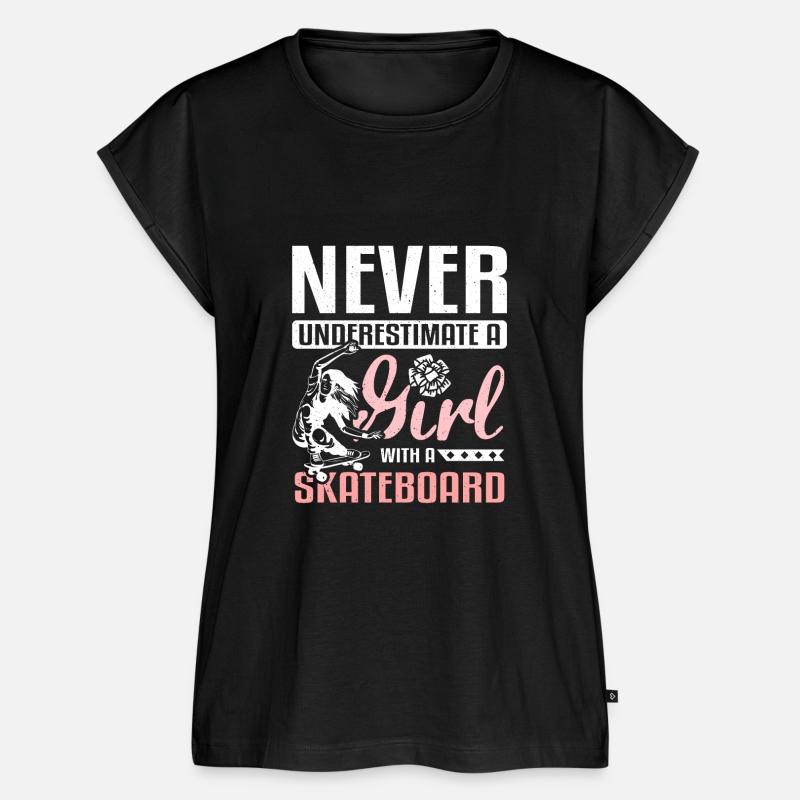 Never underestimate a girl with a skateboard