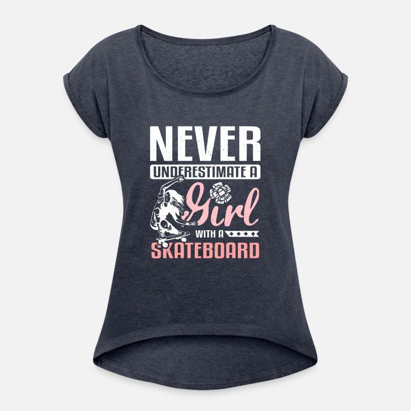 Never underestimate a girl with a skateboard