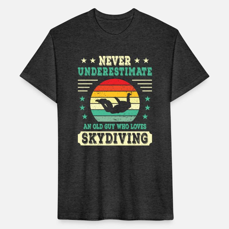 Never Underestimate An Old Guy Skidiving Skydiver