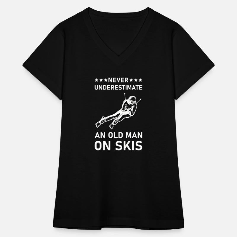 Never Underestimate An Old Man On Skis, Ski Skiing