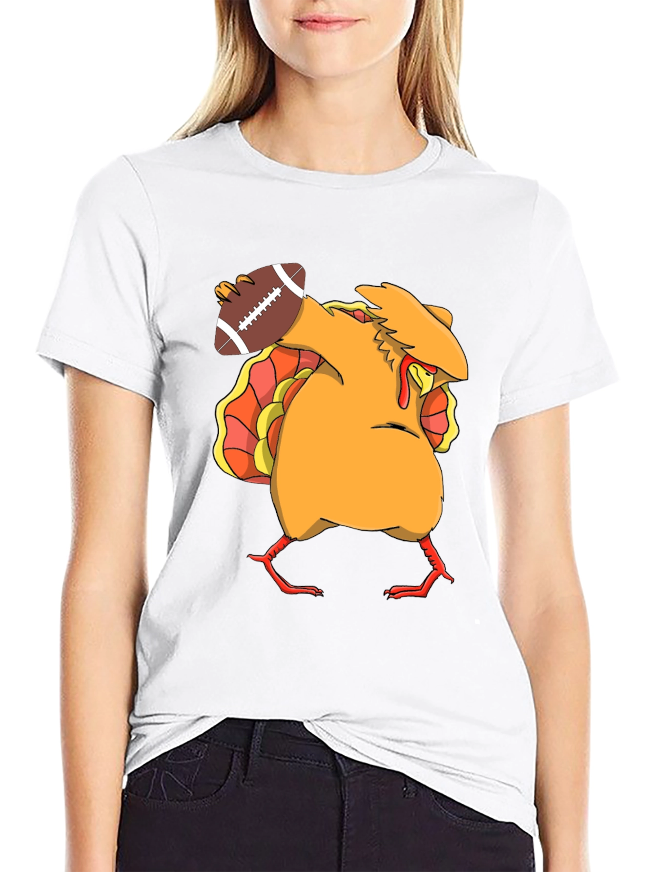 Funny Turkey Football T-Shirt