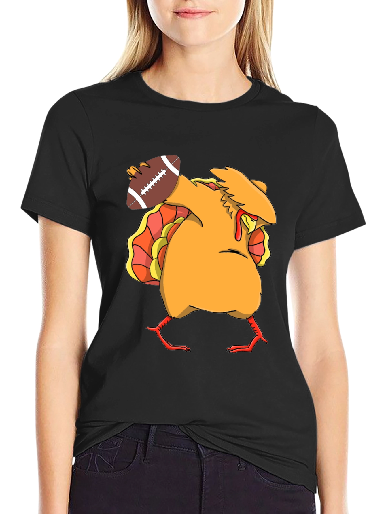 Funny Turkey Football T-Shirt