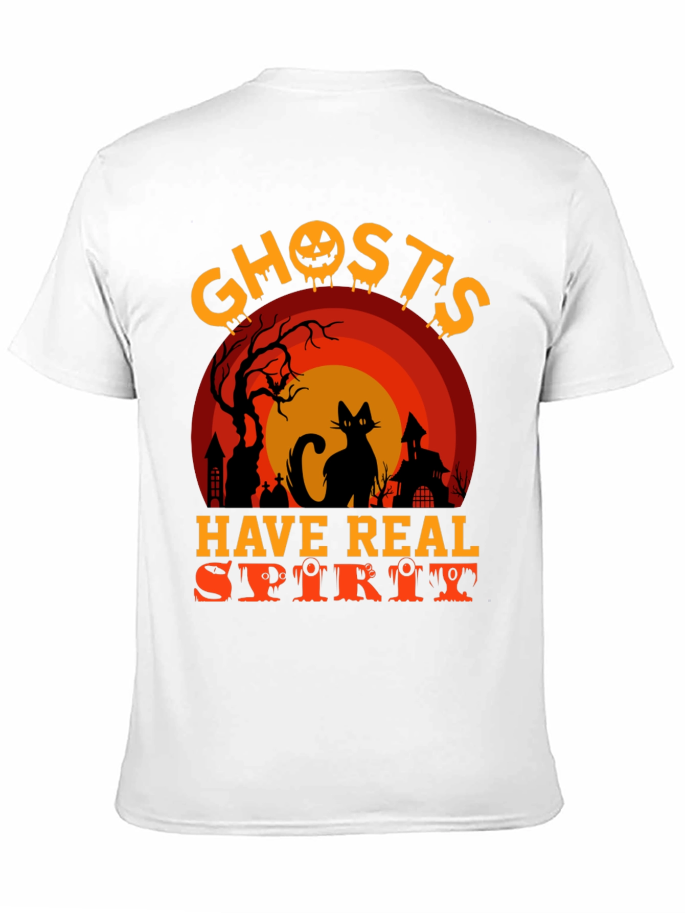 Halloween Ghosts Have Real Spirit Graphic T-Shirt