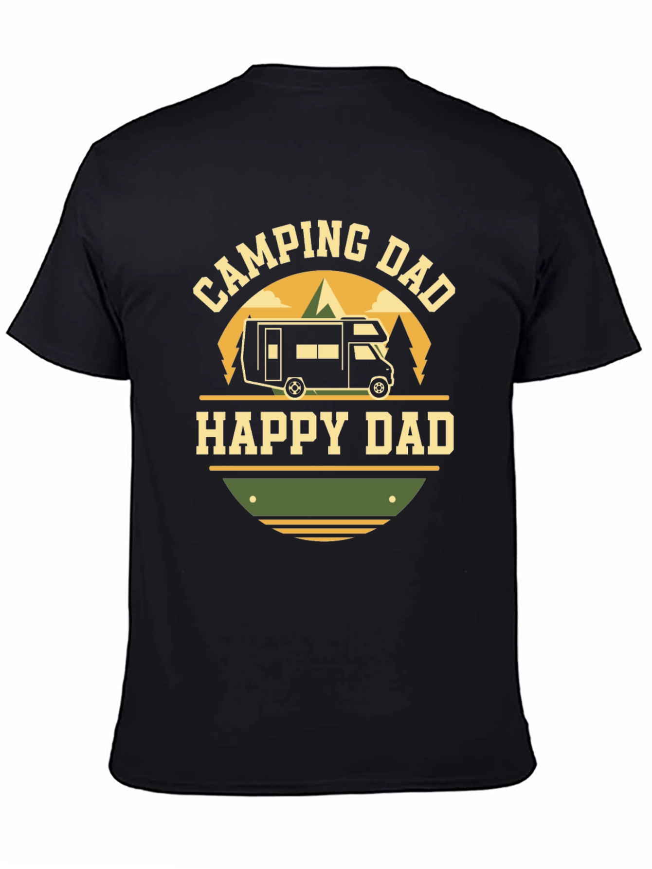 Camping Dad Happy Dad T-Shirt