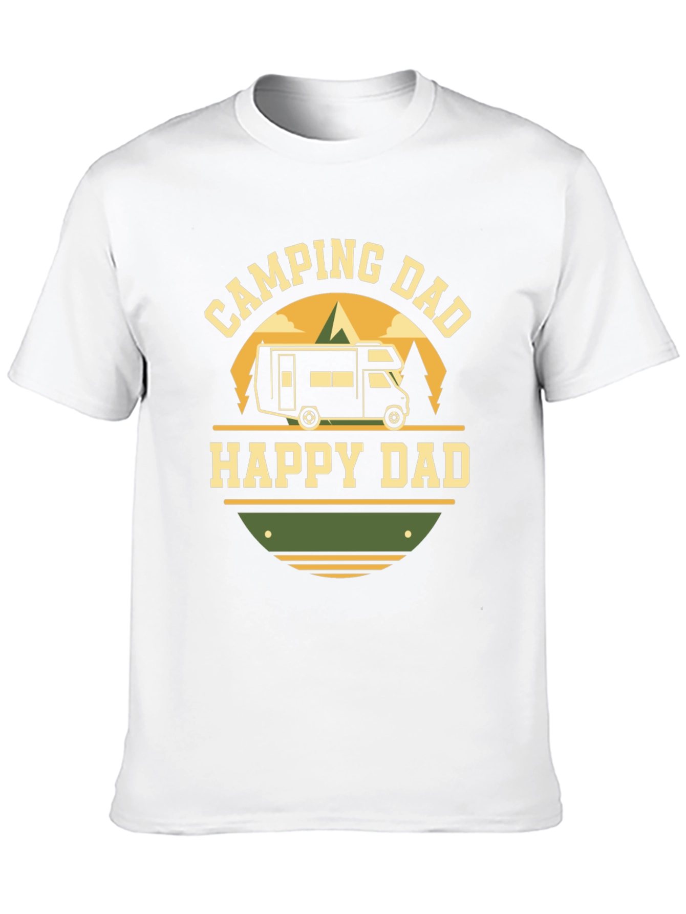 Camping Dad Happy Dad T-Shirt