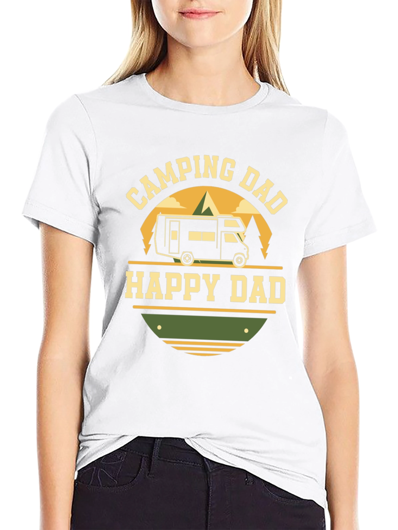 Camping Dad Happy Dad T-Shirt