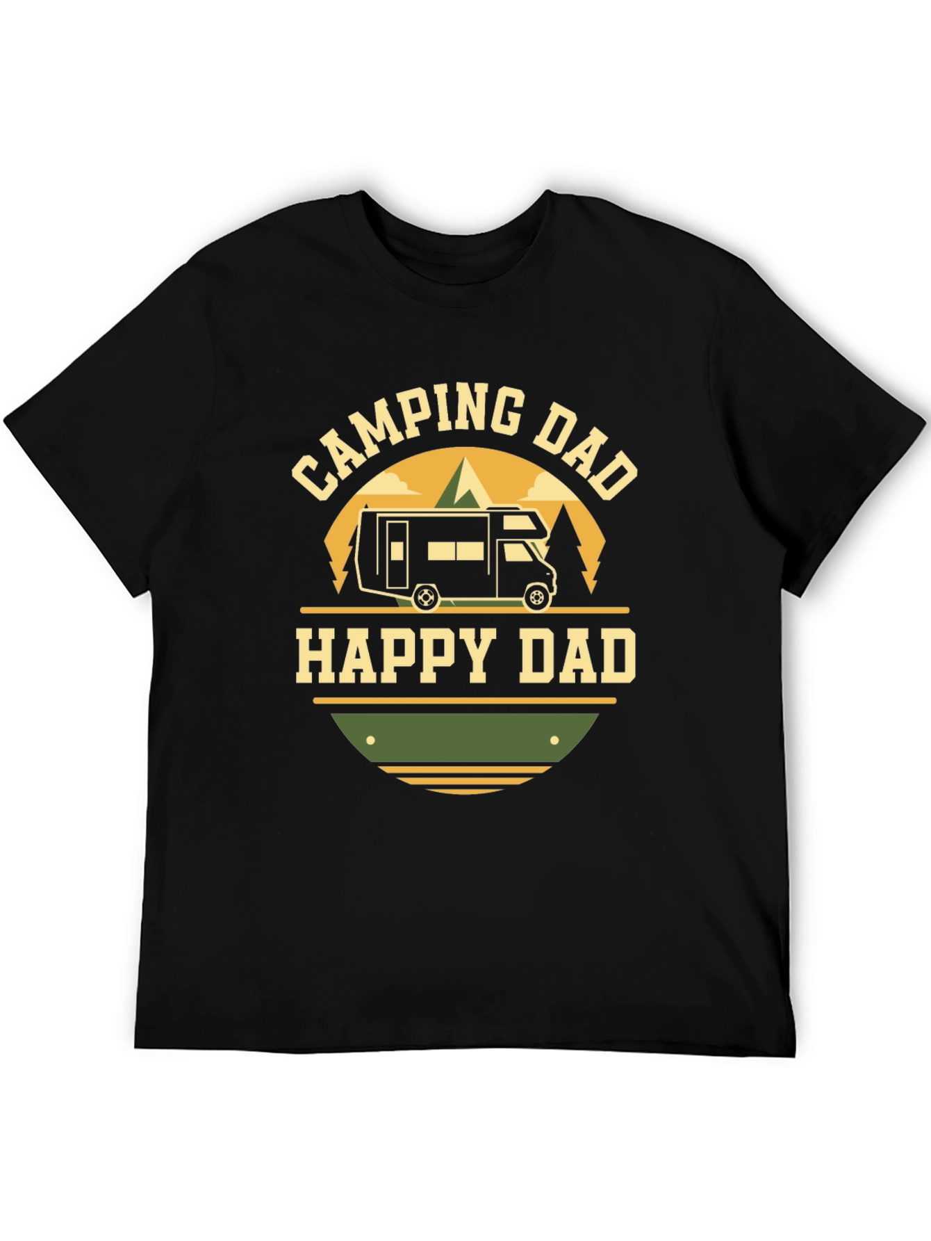 Camping Dad Happy Dad T-Shirt