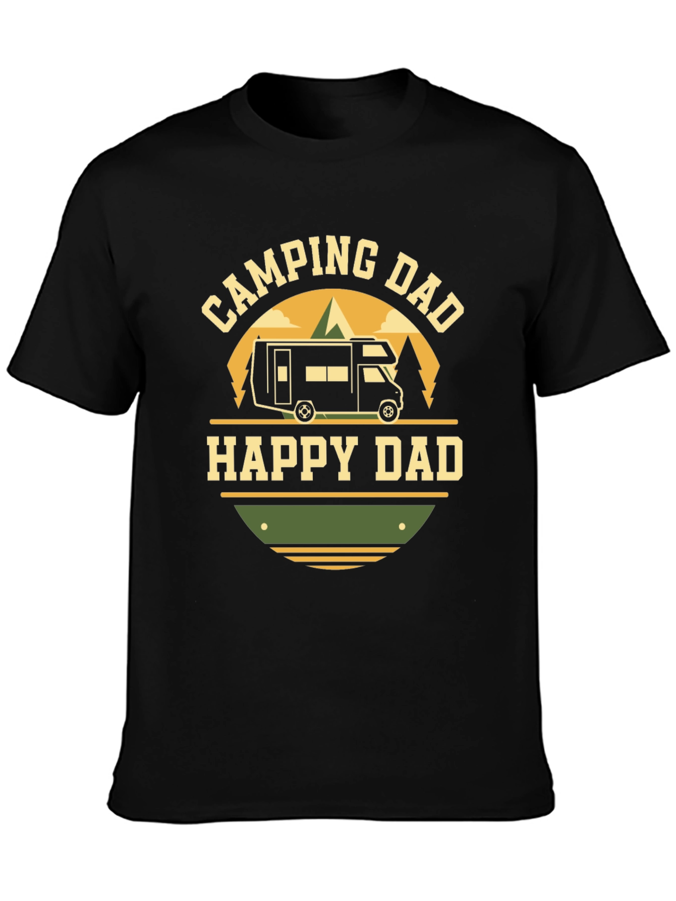 Camping Dad Happy Dad T-Shirt