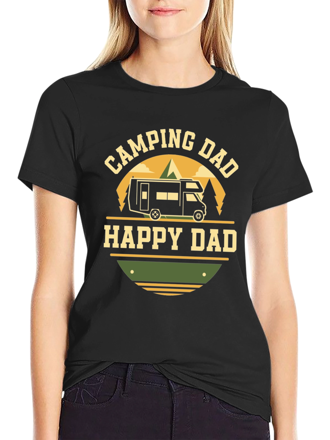 Camping Dad Happy Dad T-Shirt