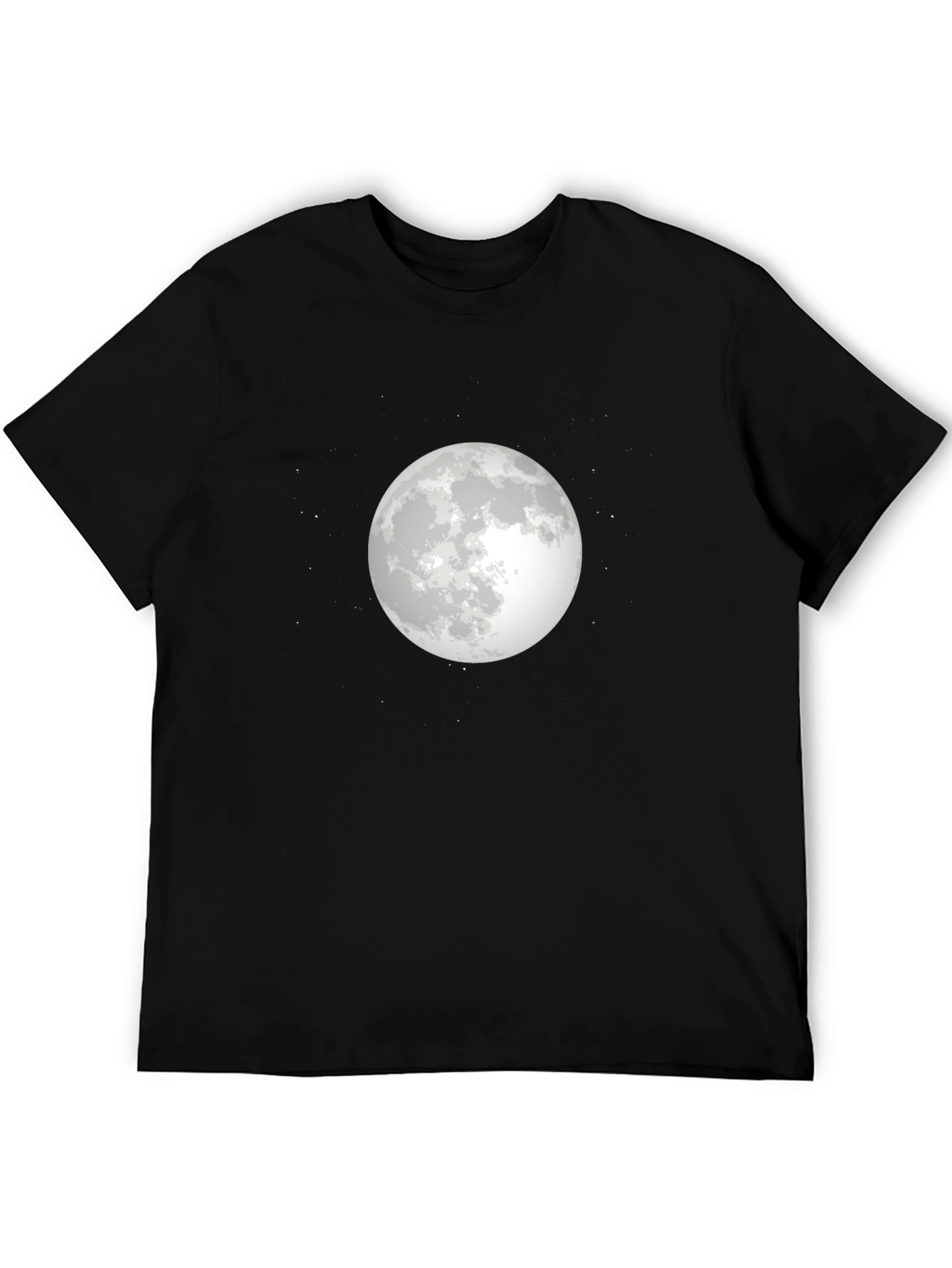 Moon & Stars Graphic Tee - Black T-Shirt