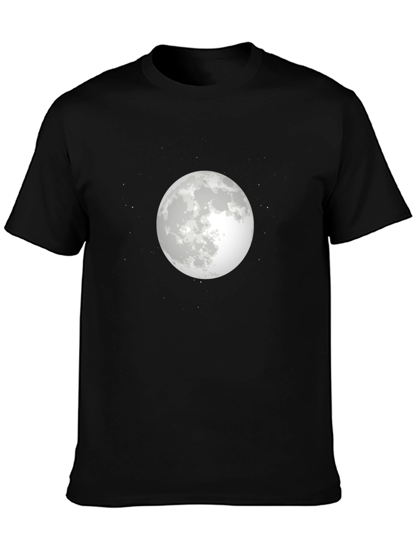 Moon & Stars Graphic Tee - Black T-Shirt