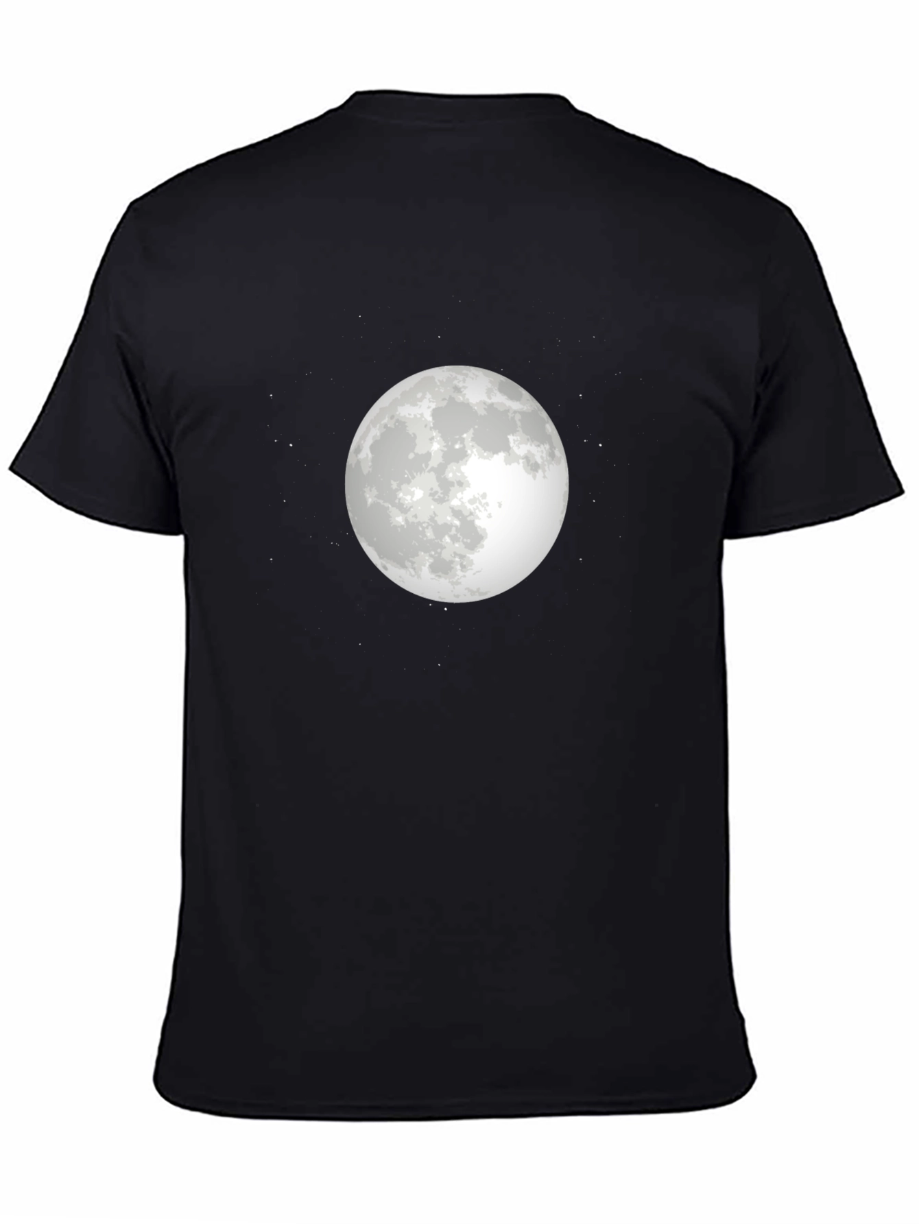 Moon & Stars Graphic Tee - Black T-Shirt