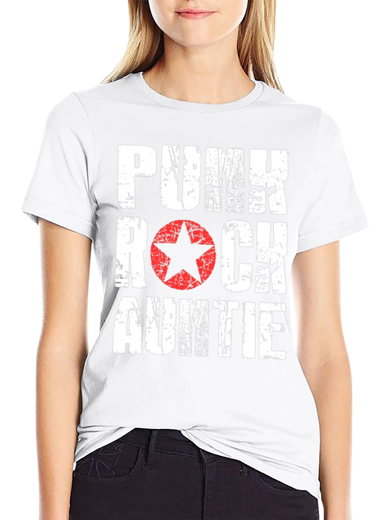 Punk Rock Auntie Graphic T-Shirt