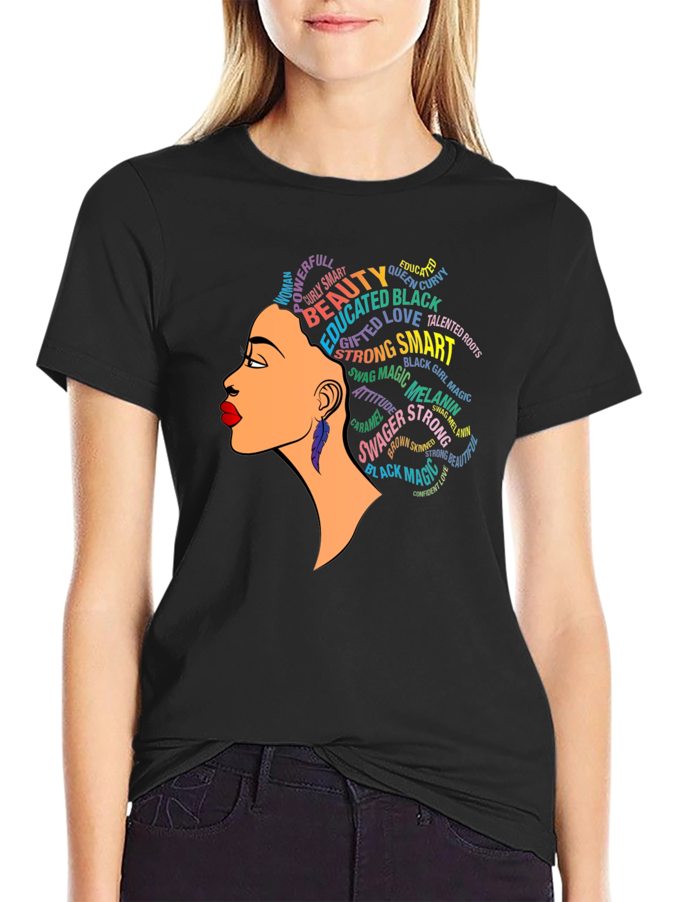 Black Pride Empowerment Graphic T-Shirt