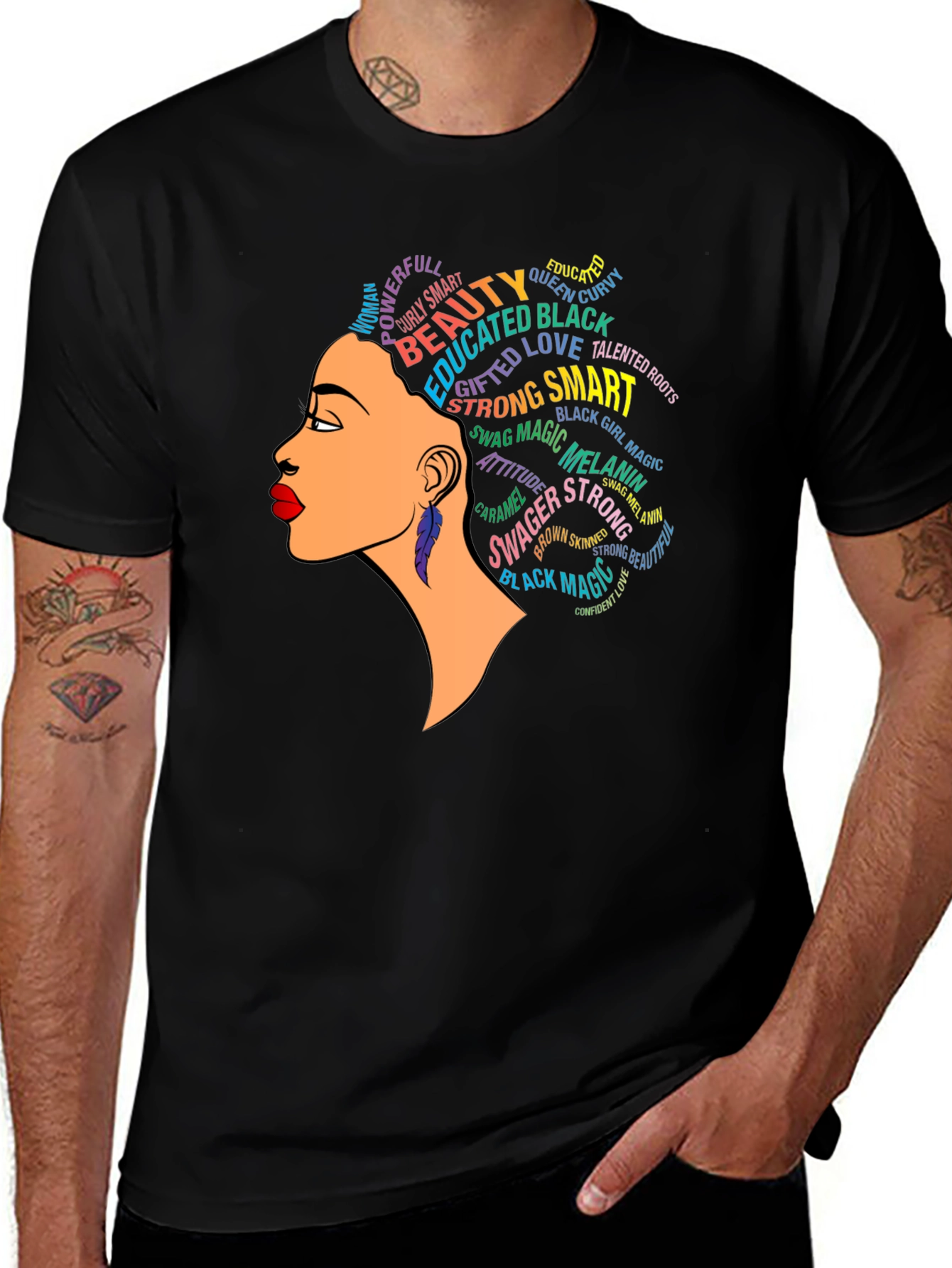 Black Pride Empowerment Graphic T-Shirt