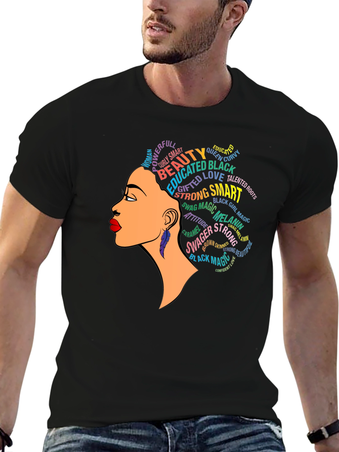 Black Pride Empowerment Graphic T-Shirt