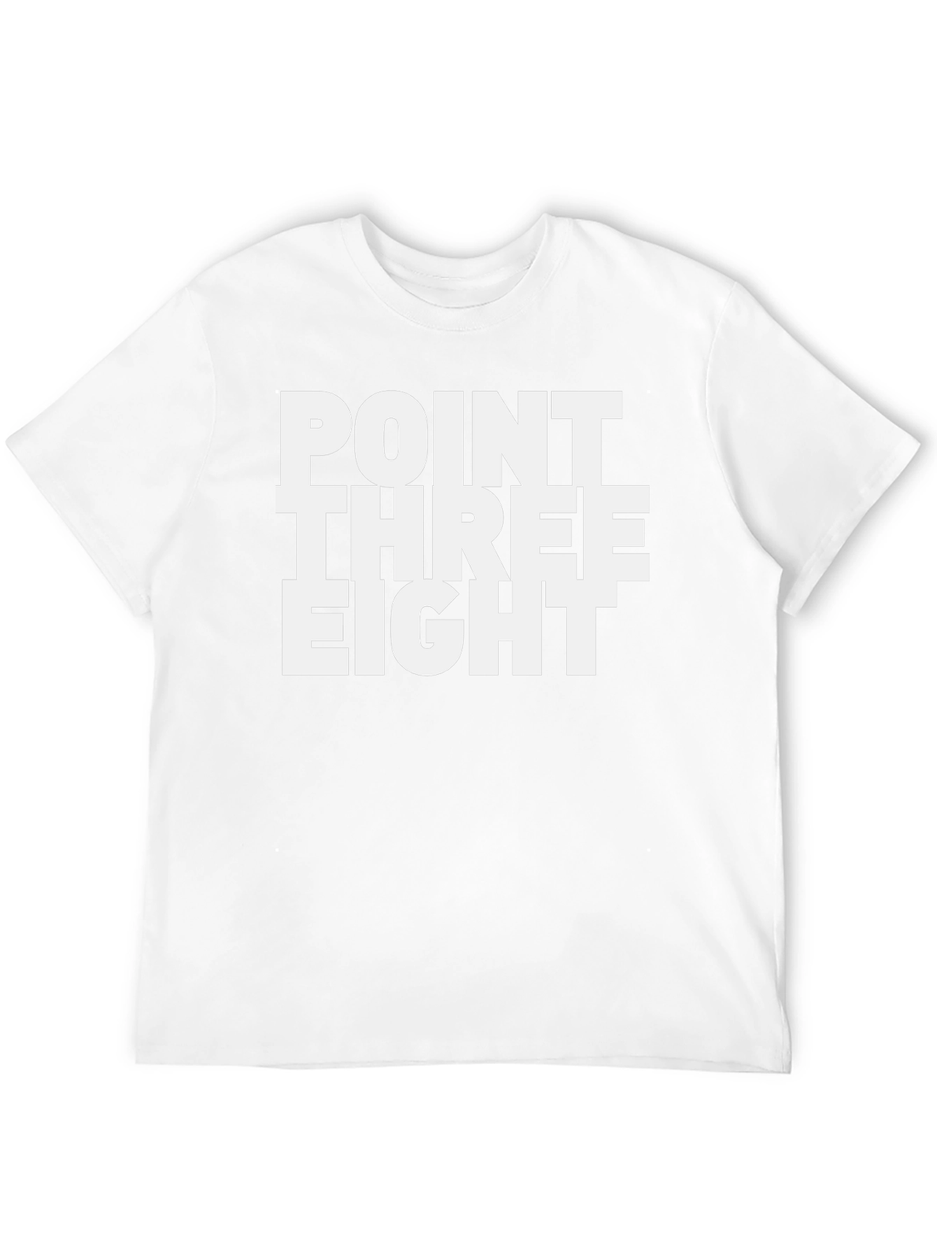 Point Three Eight Graphic Tee - Black Cotton T-Shirt