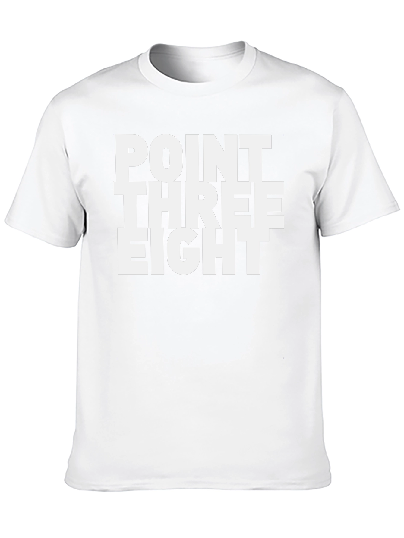Point Three Eight Graphic Tee - Black Cotton T-Shirt