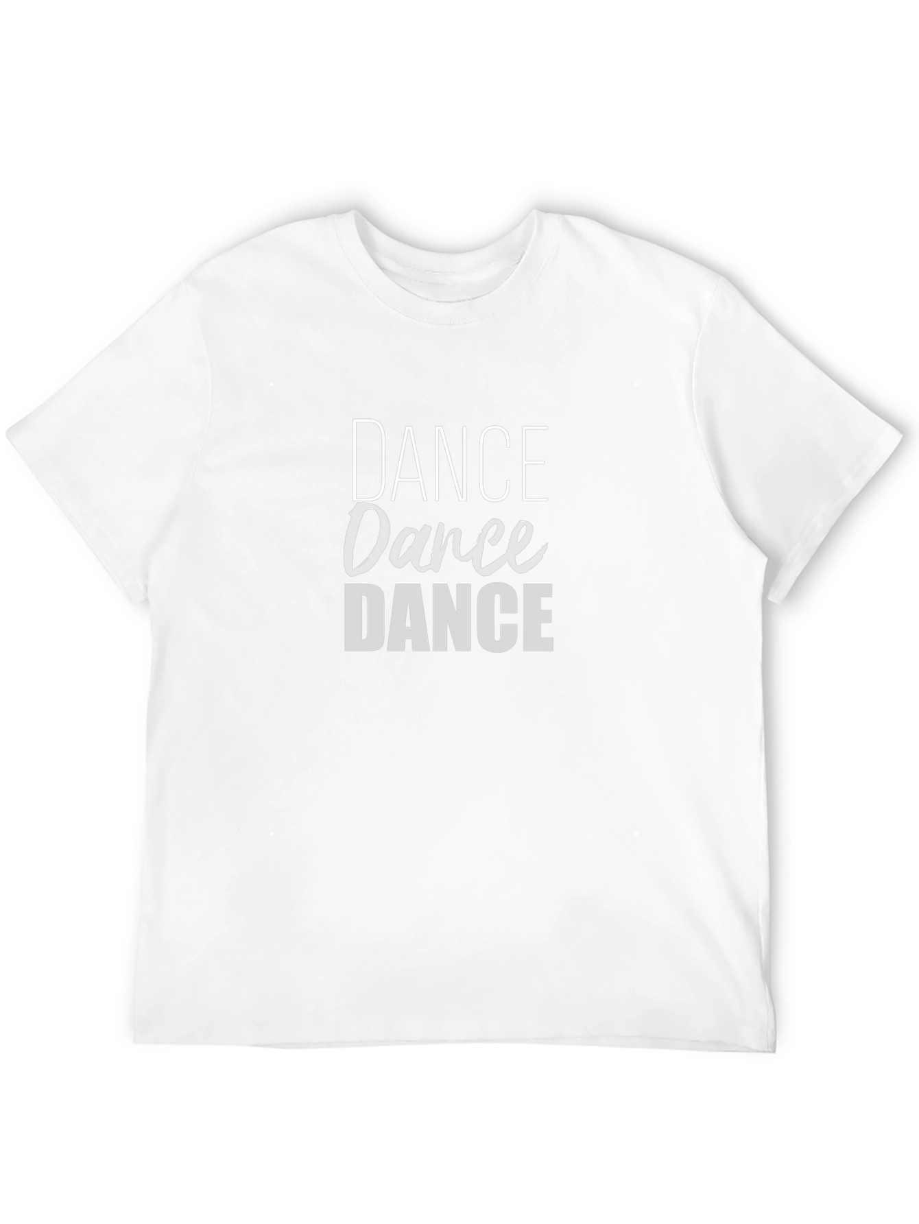 Dance Graphic Tee - Black Cotton T-Shirt