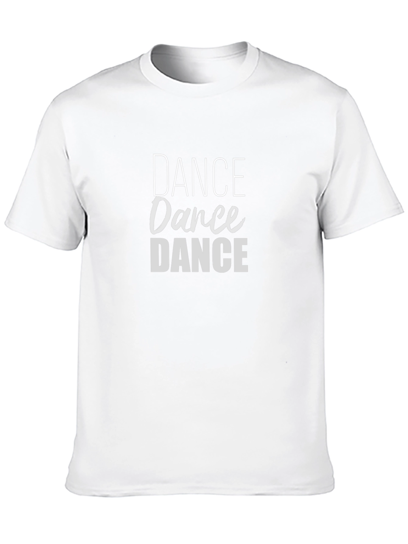 Dance Graphic Tee - Black Cotton T-Shirt