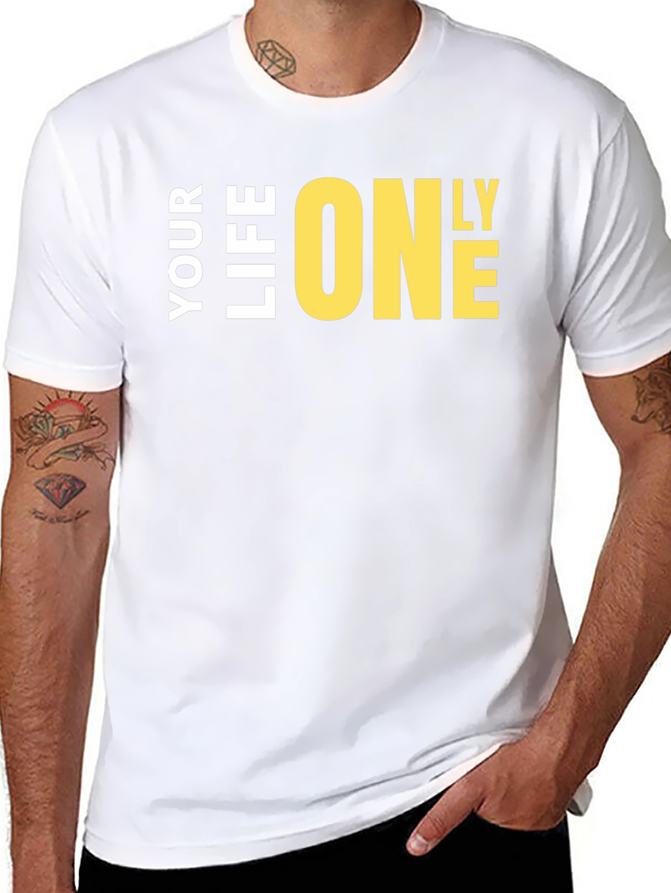 Your Life Only One T-Shirt - Bold Graphic Tee