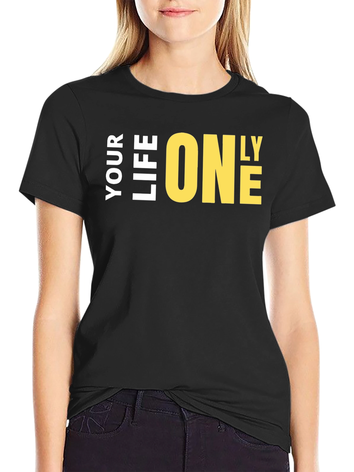 Your Life Only One T-Shirt - Bold Graphic Tee