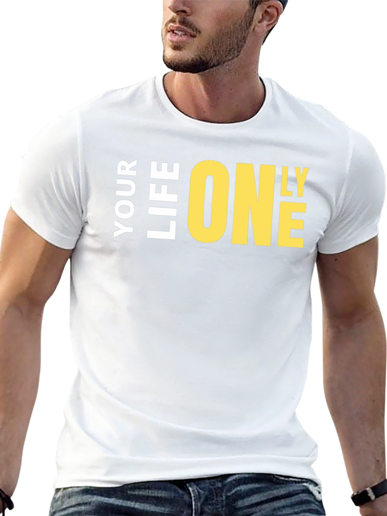 Your Life Only One T-Shirt - Bold Graphic Tee