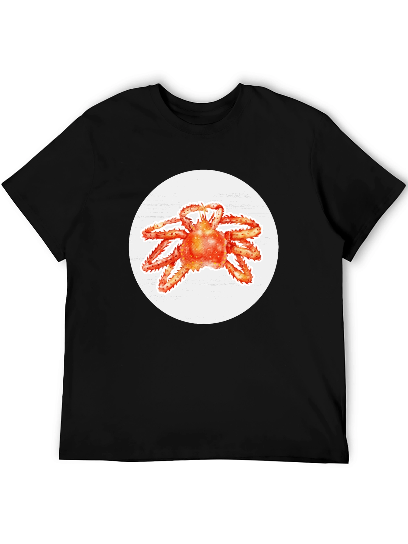 Crab Graphic Tee - Casual Mens T-Shirt