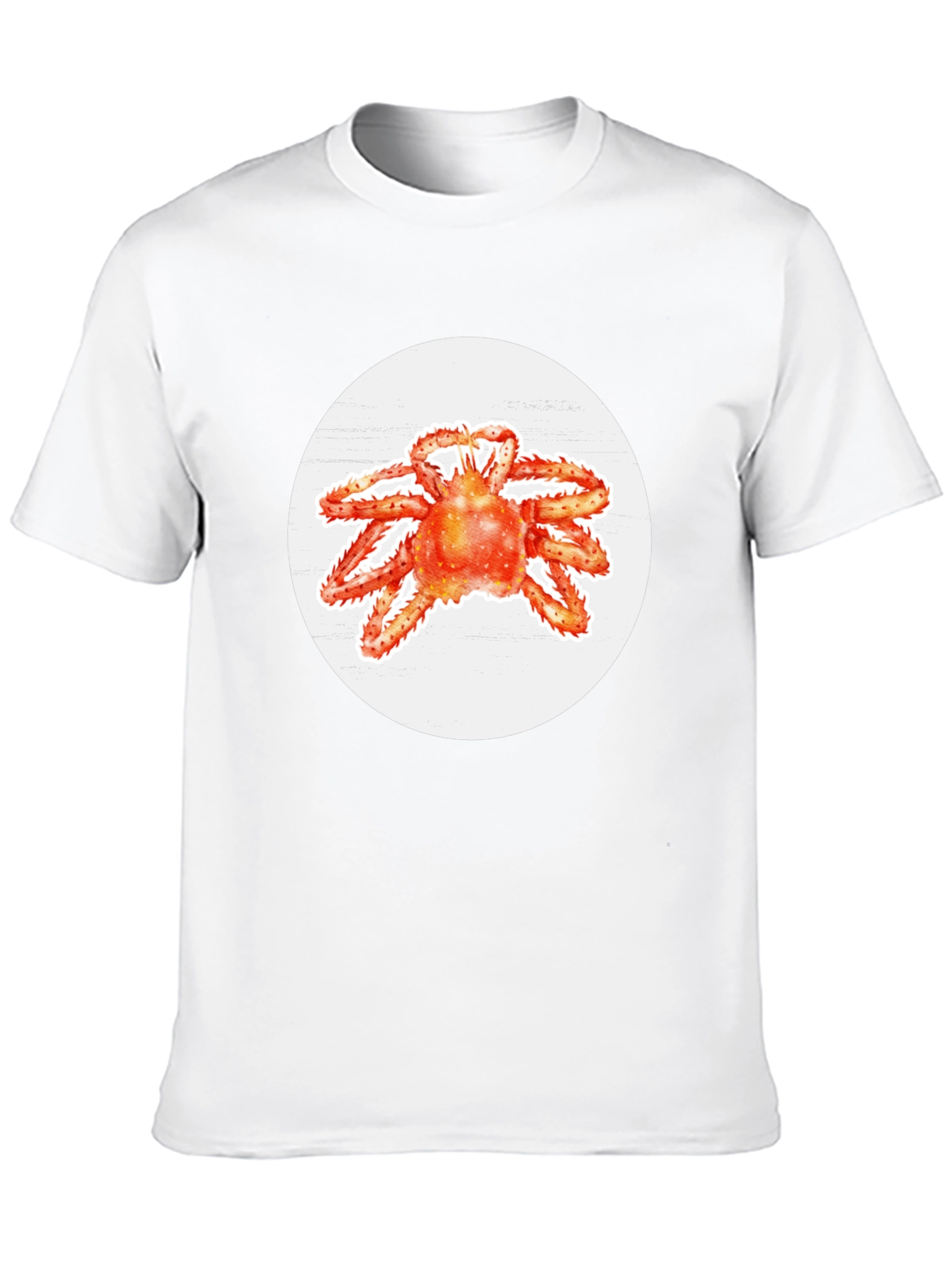 Crab Graphic Tee - Casual Mens T-Shirt