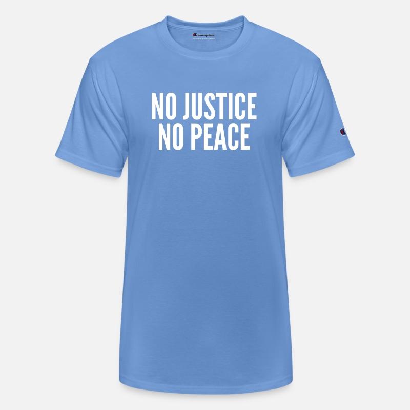 No Justice No Peace blue