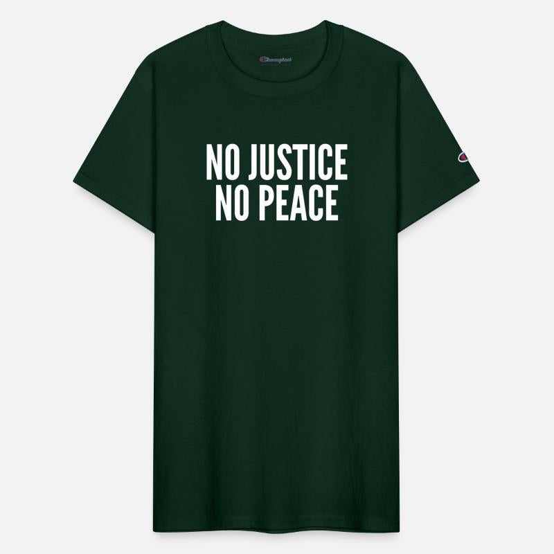 No Justice No Peace blue