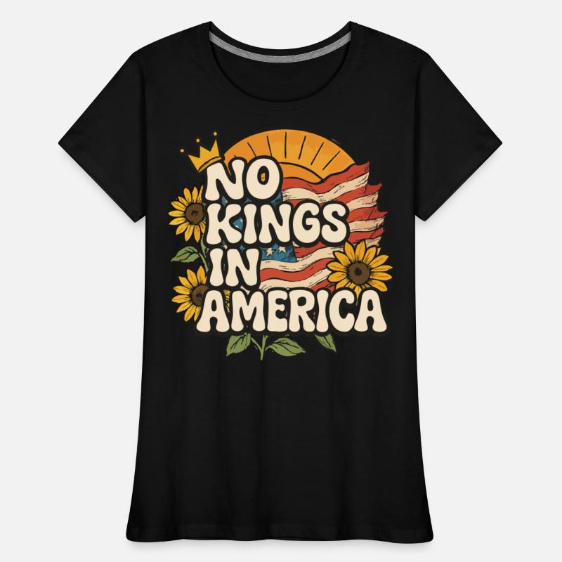 No Kings In America Retro USA
