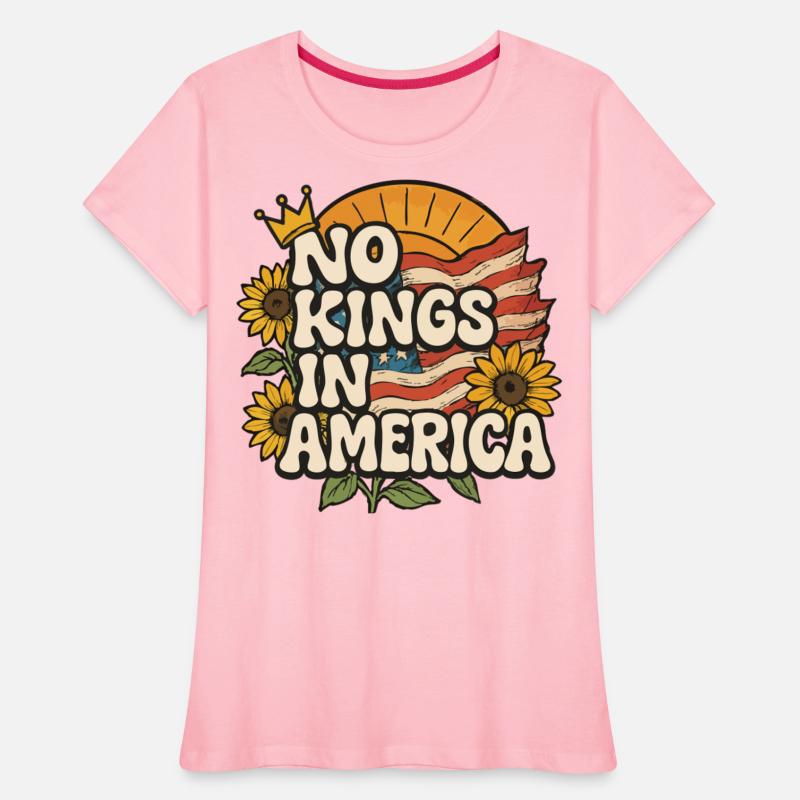 No Kings In America Retro USA
